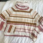 Free People  stripe crop turtleneck sweater  Photo 0