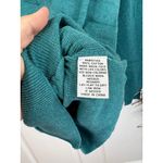 Full Tilt  Hoodie Womens Size M Teal Green Pullover Casual Deep V-Neck Comfy Cozy Photo 6