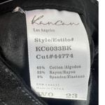 NWT KanCan High Rise Distressed Raw Fringe Hem Denim‎ Jean Shorts 0/23 Black Photo 5