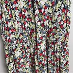 Free People Jumpsuit Ruffle Your Feathers Ditzy Floral Print Red Green Womens XS Photo 6
