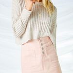 Altar'd State light pink jean skirt Photo 1