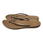 FitFlop  Sandals‎ Women’s size 11 iqushion studded toe post brown Photo 1