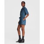 Rag & Bone Featherweight Surplus Romper Size XXS Blue Photo 3