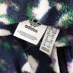 Adidas Women's Polarfleece Full Zip Multi Color Abstract Lightweight Jacket S Photo 1