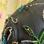 PAPELL BOUTIQUE EVENING Black Silk Beaded Cardigan Size L Size L Photo 6