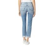 Hudson Jeans Hudson Blue Holly Denim High Rise Straight Leg Distressed Denim Jeans Size 26 Photo 5