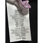 Disney  Mickey Mouse Juniors Black/Gray Short Sleeve Graphic T-shirt Size M Jingl Photo 2