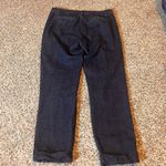 Polo Ralph Lauren Wide Leg Jeans Dark Wash Denim Cuffed Hem Women's Size 8 Blue Photo 5