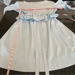 Altuzarra Powder Blue Flounce Ruffle Peplum Dress Size 38 Medium 8 Photo 11