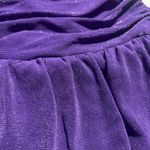SheIn  Purple Tube Top‎ Ruched Sleeveless Sparkle Party Club Top Size M Photo 3