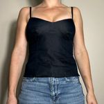 Apostrophe y2k Denim Side Zip Corset Bustier Top Size 8 Photo 7