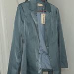 New Choosy light blue long sleeve Blazer. Size 6 Photo 4