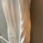 Tight Ruched Dress White Photo 2