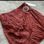 MINKPINK  satin bejeweled mini skirt size S Photo 2