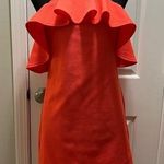 Trina Turk  Women's Jurnee Ruffle Cold Shoulder Dress Size 6 Photo 0