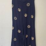 Silence + Noise  extreme kick flare navy polka dot pant sz 4 Photo 0