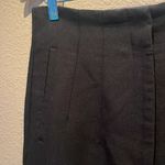ZARA Women’s Cropped Trousers Slacks Pants Size Large NotchBack Black Photo 3