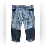 Athleta  Women's Gray‎ Print Running Capri Leggings Athletic Yoga Pants Medium Photo 2