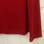 Loft Boatneck Rolled Hem Rabbit Hair Sweater in Deep Red Photo 3