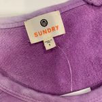 Sundry NWT  Purple Tie Dye Sweatshirt - Size 1 Photo 9