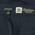 J.Crew Womens Carreman Straight Leg 4 Season Navy Slim-Fit Pants Size 14 Photo 6