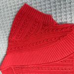 Arizona Jeans Vintage Arizona Jean Co Cardigan Sweater Womens Large Coral Crochet Top Y2K 90s Photo 3