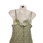 LA Hearts L.A. Hearts by Pacsun Ruched Front Boho Floral Daisy Mini Sundress Green Large Photo 5