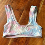 frankie's bikinis  Size S Funfetti Tie Dye‎ Bikini Top Scoop Neck Photo 2