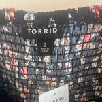 Torrid 2 Floral Smocked Crop Cami Tank Top Plus Size 2x 18-20 NWT Photo 5