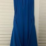 S/M royal blue hi low goddess dress Photo 5