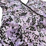 Absolute Uniforms Women's Floral Print Scrub Top Mediums Nurse Purple Size M Photo 3