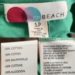 Free People FP Beach  Womens Dress Green Maxi Cut Out Back Cotton Size Small Photo 6