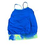 Nike  Swim Cascade Drape-Back Tankini‎ Top Size S Built in Bra Removable Cups NEW Photo 2