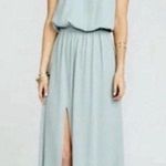 Show Me Your Mumu  Dress Small Heather Halter Sage Crisp Wedding Resort Beach Photo 0