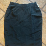 Donna Karan  Classic Black Pencil 100%silk  Skirt Photo 0