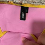 TRIANGL Fiore Giallo swimwear floral neoprene Bikini Swim Bottoms Photo 2