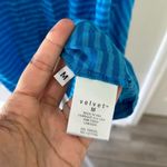 Velvet Tees Velvet By Graham & Spencer Blue Striped Open Cowl Back Mini Dress or Long Tank Photo 1