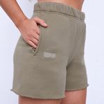 Set Active NWOT  Sweat Shorts Size Small in Sage Green Brown Taupe Women’s Photo 1