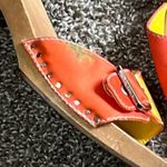 Candie's Y2K Orange Tropical Sandal Slides Photo 8