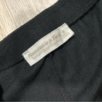 Abercrombie & Fitch  Black Ribbed Lounge Pajama Shorts Sleepwear Lace Trim Size S Photo 3