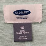 Old Navy NWT  Linen Blend Lace Sleeves Lightweight Top, Size 1X Photo 8