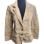 Levi's Levi Strauss Signature Vintage Corduroy Button Blazer Jacket Women M beige/tan Photo 0