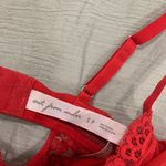 Urban Outfitters Red Lace Bralette Photo 3