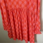 BP  Dress Pink Plaid Ian Long Sleeve Casual Neutral Photo 2