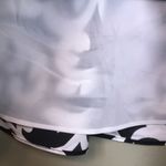 Ann Taylor  Women’s Leaf Print Chain Link Strap Detail Black White Tank Dress Photo 9