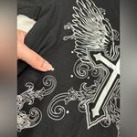 Social Collision Black Cross Wings Graphic Long Sleeve Tee Size XL Photo 4