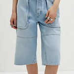 Free People NWT  Havasu Slouchy Cropped Jeans in Hoover Photo 0