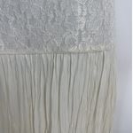 David's Bridal  90s Cottagecore Maxi Dress Sz 14P Fairy Lace Crinkle Boho Romantic Photo 4
