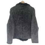 LOGO By Lori Goldstein  Denim Jacket w/Faux Sherpa Trim - Black Wash Sz 2X Photo 1