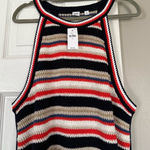Gap Multi color High Neck Sweater Tank Top NEW $45 retail Photo 0